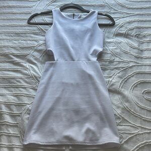 Bloomingdale's Classic White Formal Dress